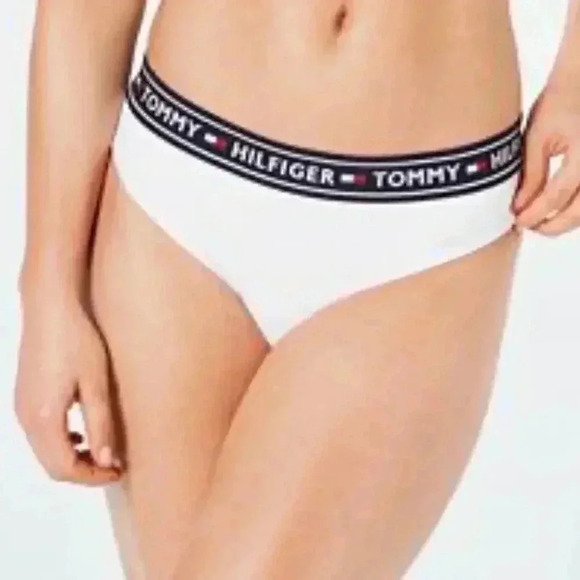 Tommy Hilfiger Other - Tommy Hilfiger White & Blue Bikini Bottoms
